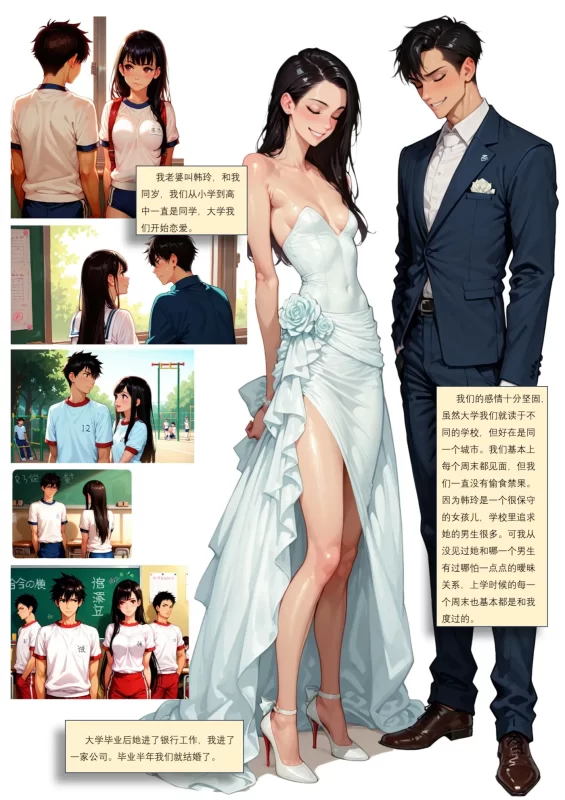 [3D全彩] M2182 老婆的耻奸地狱01-03 [新作/120.5M]